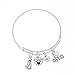 Infinity Collection Kitty Cat Charm Bracelet - Paw Bracelet, Cat Lover Gifts