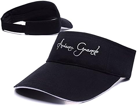 XINMEN Ariana Grande Music Logo Adjustable Visor Cap Embroidery Sun Hat Sports Visors