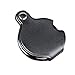 Mini Pocket Size Magnifier10X Magnifying 60 MM Folding Magnifier Glass Lens Loupe with Rotating Protective Holster for Reading Aid Maps Photographs Documents, Black, Free PU Leather Pouch Case