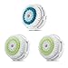 Replacement Brush Head Acne Cleansing 2 Pack and Deep Cleaning Skin 1 Pack