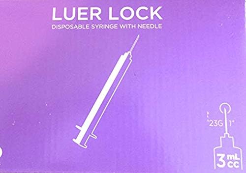 Package of 20 sterile 3mL 23g x 1in