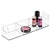 InterDesign Clarity Cosmetic Organizer Tote for Vanity or Medicine Cabinet – Perfect Storage for Makeup or Cosmetics, Large