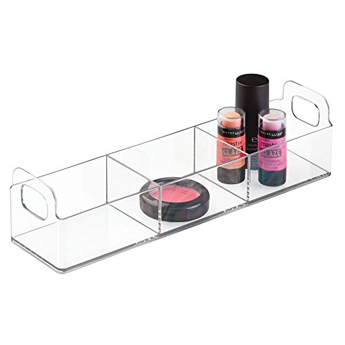 InterDesign Clarity Cosmetic Organizer Tote for Vanity or Medicine