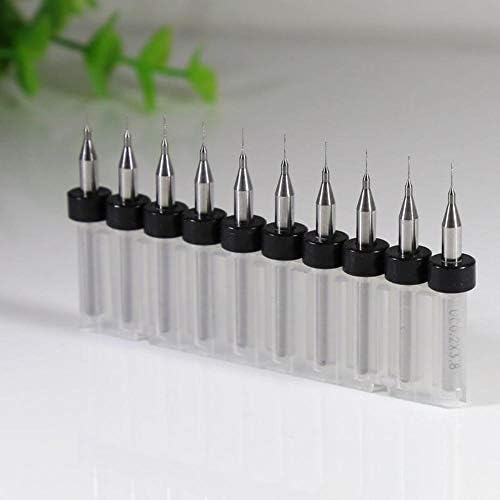 0.8Mm 0.7Mm 1.2Mm 0.3Mm-2.2Mm Carbide Drill, Pcb Mini Cnc Drilling Kit, 10Pcs Woodworking Tools, Alloy Cnc Milling Machine (1.25mm)