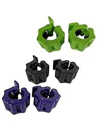 L-COOL - 2 abrazaderas estándar de 0.984 in para mancuernas de liberación rápida, cuello de bloqueo de mancuerna, ideal para levantamiento de pesas, entrenamiento de fitness