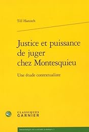 Justice et puissance de juger chez Montesquieu
