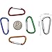 MAINRI 30 pcs Carabiner Clip Keychain Small Caribeaner Clip Keys Chain
