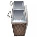 Galapara Railing Planter, Window Box Wall Hanging Planter Set Durable Plant Container Set Lovely Balcony Flower Pot Weatherproof Poly Rattan, 30 inch 2 pcs Brownthumb 1