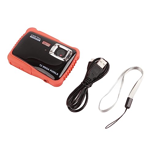 Kids Underwater Digital Camera, 1080P HD Swimming Camcorder with 12MP Photos, for Ages 3-14, 2.0 Inch Screen, 8X Zoom, USB Connectivity