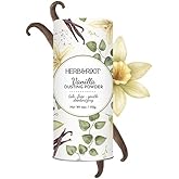 Herb & Root Talc Free Body Dusting Powders. Rose, Vanila, Sandalwood, Lavender, Jasmine, and Gift Sets (Full Size, Vanilla)