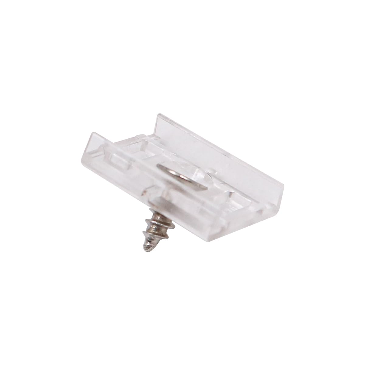 CENPEK 100PCS LED Strip Clips 10mm LED Strip Light Fixing Clips with Screws for 5050 LED Strip Light