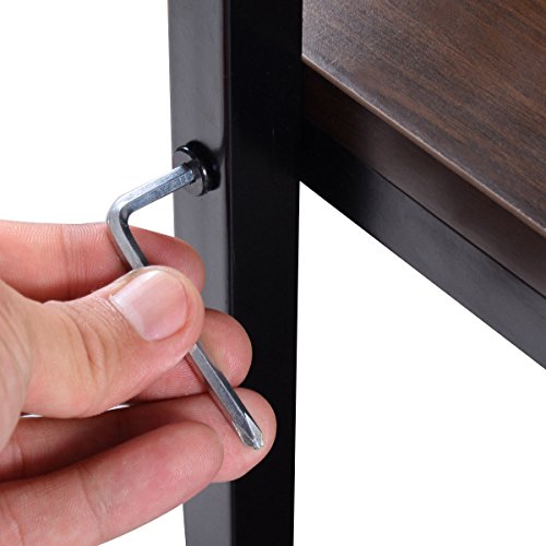 Multi-Function 48" Computer Desk 4 Tier Shelf Workstation Table Home Office - Thumbnail 5