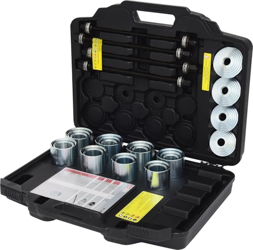 KS Tools 700.1700 - Pack de 36 casquillos de presión y de tracción, en maletÃn de plástico