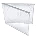KEYIN Standard Clear CD Jewel Case - Premium, 50 Pack