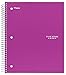 Five Star Spiral Notebooks, 3 Subject, College Ruled Paper, 150 Sheets, 11