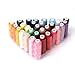 Tinksky 30pcs Polyester Yarn Coils Sewing Quilting Threads Tailoring Supplies (Random Color)
