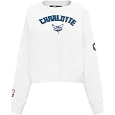 Pro Standard NBA womens Womens Nba Classic Chenille Brushed Back French Terry Crewneck Sweatshirt
