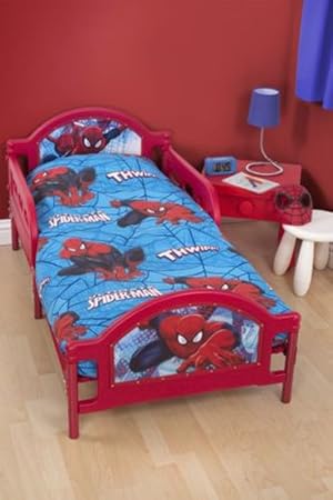 spiderman cot bed set