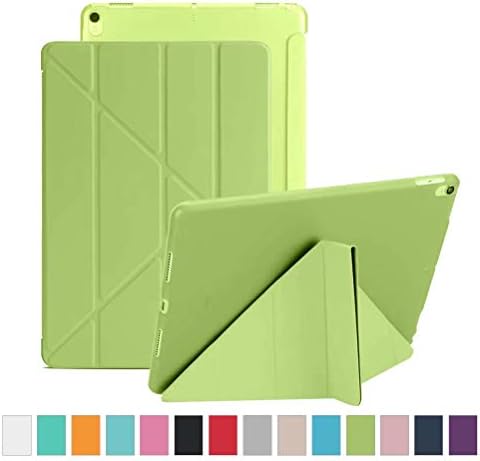 iPad Pro 9.7 Case, Maetek Origami Ultra Slim Smart Cover, Fashion 3D Designed with Muti-Angle Stand Auto Wake/Sleep Function Soft TPU Back for iPad Pro 9.7" 2016 Model, Green