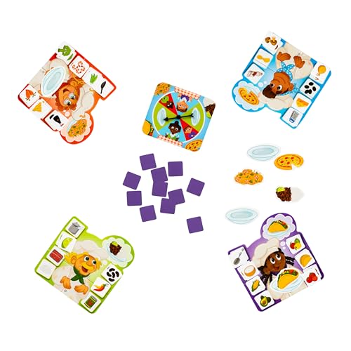 Orchard Toys Crazy Chefs Game - New Art, Help The Crazy Chefs Gather Their Ingredients & Utensils to Prepare a Delicious Meal, The Player Whose Dish is Ready First Wins, Ages 3-6, for 2-4 Players