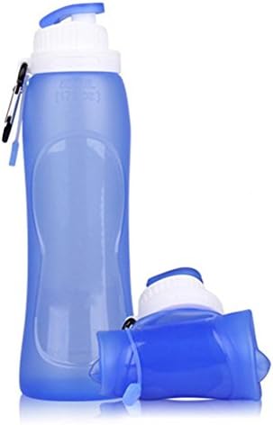 EAWE Collapsible Water Bottle Leak Proof Silicone Foldable Sports Bottle Perfect Way to Stay Hydrated Outdoor Foldable Bottles
