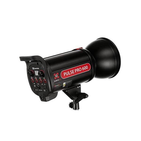 Quadralite Pulse Pro 600 Studioblitz, Monoblock HSS Leistung 600 WS * Blitzdauer: 1/5000-1/800s * Leitzahl 76 m * 5600… – Bild 3