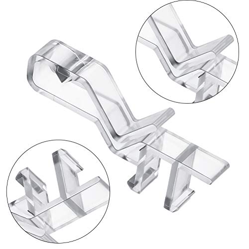 Hidden Valance Clips Clear Plastic Valance Clips for Horizontal Blind