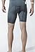 TSLA Men's Athletic Compression Shorts, Sports Performance Active Cool Dry Running Tights, Zero Grey, Large