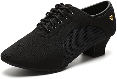 Amazon.com | ZYXNYGV Women's Ballroom Dance Shoes Closed Toe Lace