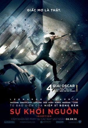 INCEPTION – Leonardo DiCaprio – Vietnamese Movie Wall Art Poster Print – 43cm x 61cm / 17 Inches x 24 Inches A2