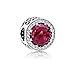 Pandora Cerise Radiant Hearts Silver & Pink Charm 791725NCC