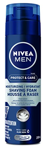 Nivea Men Protect and Care Moisturizing Shaving Foam with Aloevera - 200 ml
