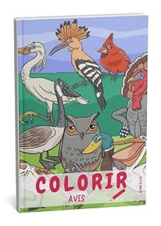 Livro Colorir: Aves