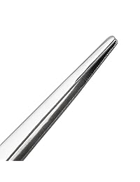 uxcell   Pinzas de acero inoxidable curvadas de 5.0 in