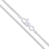 Sterling Silver Magic Round Snake Chain 2mm Solid 925 Italy Brazilian Necklace