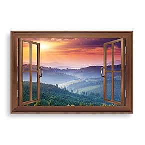 Framed Canvas Wall Art for Living Room, Bedroom Mountain View Canvas Prints for Home Decoration Ready to Hang - 16x24 inches