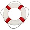 KobwaTM-Navy-Accent-Nautical-Welcome-Aboard-Decorative-Cloth-Life-Ring-Buoy-Room-DecorRed-with-Kobwas-Keyring
