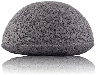 Konjac Sponge - 100% Natural Charcoal, Made from Vegetable Fiber