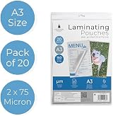 Cathedral Products 20 Pack A4 Laminating Pouches 150 Micron Gloss view 2