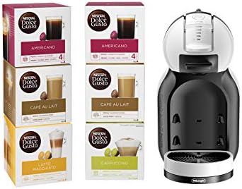 Nescafe Dolce Gusto Mini Me Coffee Machine Starter Kit By De Longhi White Black Buy Online At Best Price In Uae Amazon Ae
