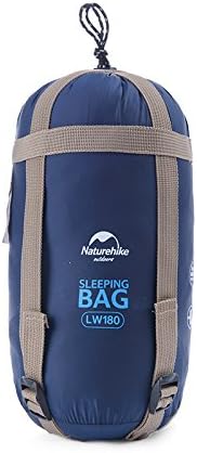 VOIMAKAS Envelope Sleeping Bag - Portable Lightweight Hiking Camping Trekking Sleeping Pad with Compression Sack for Summer Fall Spring - Dark Blue