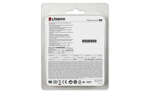 Kingston-Technology-DTDUO3C64GB-Data-Traveler-64-GB-micro-Duo-Type-C-USB-31-Gen-1USB-30-Flash-Drive-Black