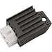 X-PRO 4-Pin Voltage Regulator Rectifier for 4-stroke 50cc 70 cc 90cc 110 cc 125cc ATVs Quad 4 Wheelers Dirt Bike Go Karts Pit Bikes Dune Buggys Sandrail Roketa Taotao SSR Coolster