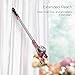 Eureka NEC124A PowerPlush Cordless Stick Vacuum Cleaner, Lightweight Digital Motor Lithium Battery and Motorized Brush, Handheld Vacuum, Pink