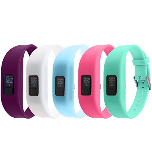 Band for Garmin Vivofit 3 / Vivofit JR, Soft Silicone Replacement Watch Band Strap for Garmin Vivofit 3 / Garmin Vivofit JR Activity Tracker, Fit 6.0"-9.0" (152mm-230mm) Wrist