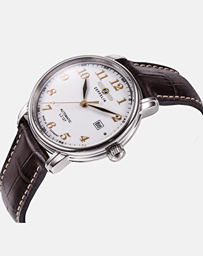 Zeppelin Men's Watch 76561 With Automatic White Dial