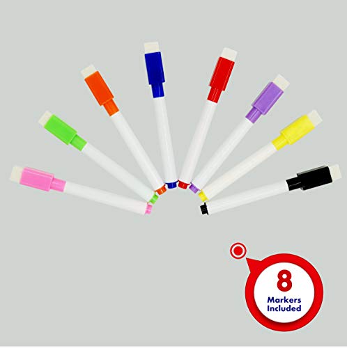 3 Magnetic+Tabletop+Whiteboard+Markers+Self+Standing