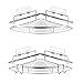 KESOL Corner Shower Caddy Shower Shelves 2 Pack, Wall Mounted Adhesive, Shower Organizer, No Drilling Bathroom Shelf with SUS304 Stainless Steel RustProof Water Proof Scratch Resistant