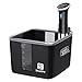 Shappy Sous Vide Container Neoprene Sleeve for Rubbermaid 12 Quart, Protecting Surfaces and Increasing Heat Insulation to Save Time and Electricity, Clearly See the Inside (Black and Grey)