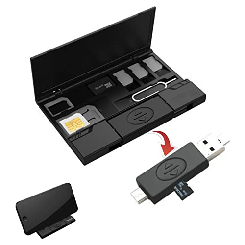 USB Memory Card Flash Reader for MicroSD TF with MicroUSB & Type-C OTG ...